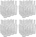 750ml Glass Bordeaux Wine Bottles Case of 48 - Clear Flint