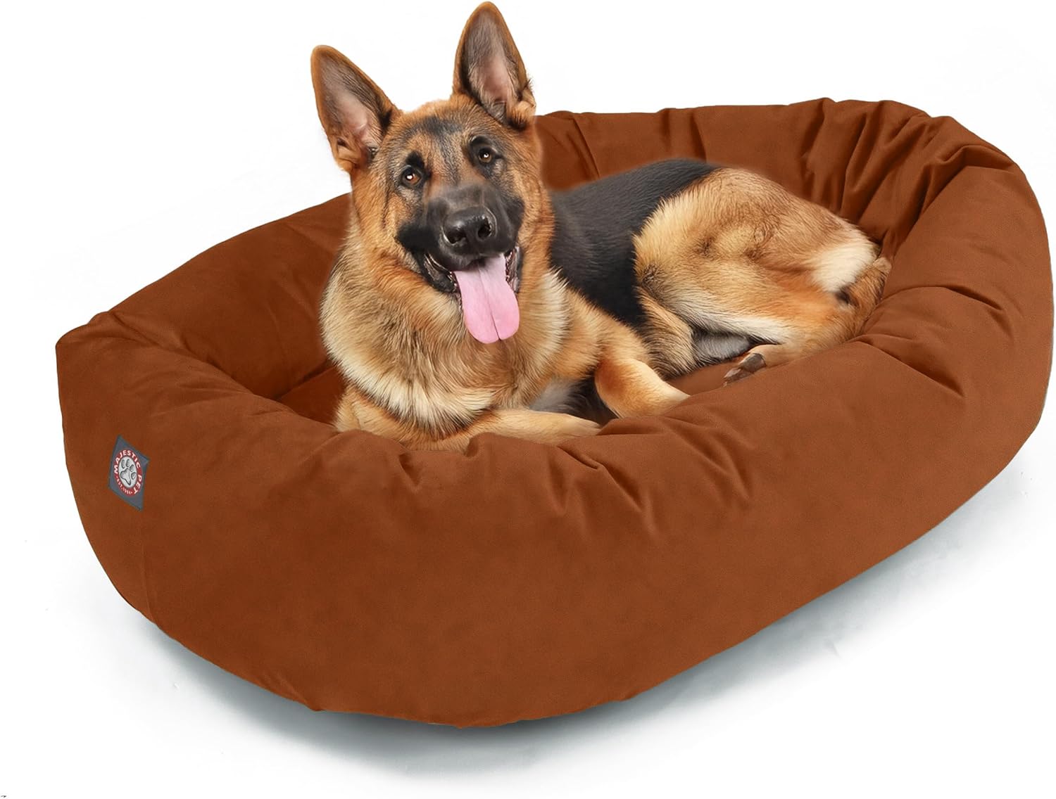 Majestic Pet 52 Inch Suede Calming Dog Bed for Ultimate Comfort