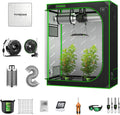 VIVOSUN Complete Grow Tent System + LED Light & Fan Combo