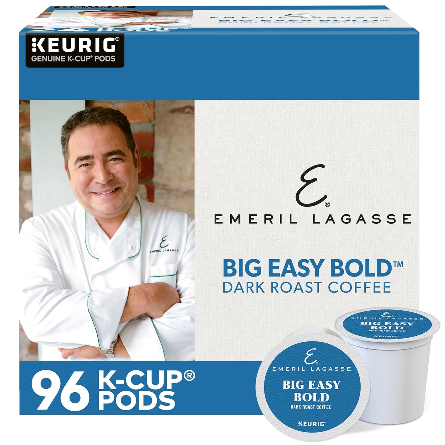 Emeril Big Easy Bold Coffee K-Cup Pods for Dark Roast Lovers