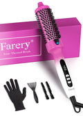 1.5-Inch Thermal Brush - Ceramic Ionic Heated Round Brush for Volume