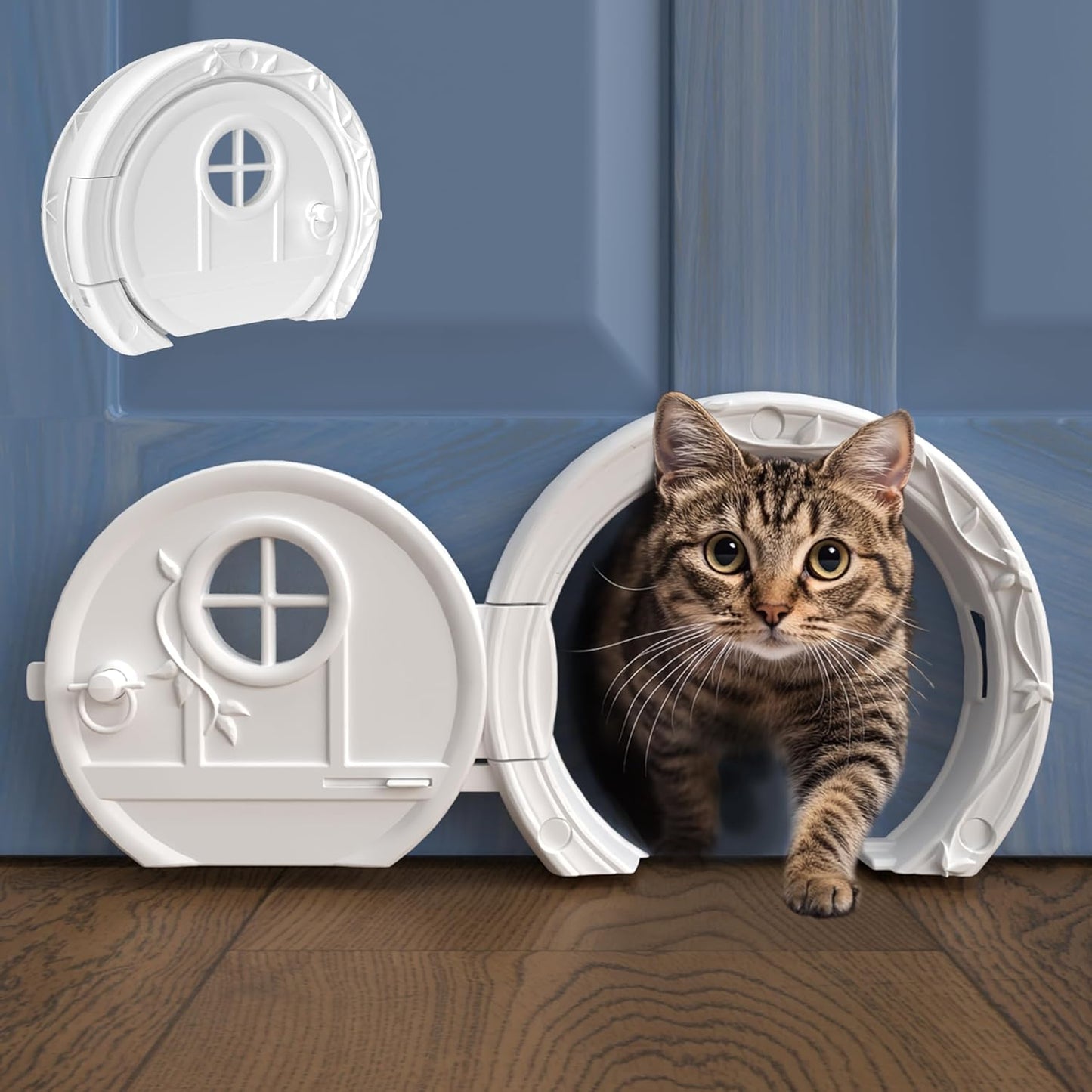 Gnome Door Cat Door for Interior Doors - Stylish and Functional