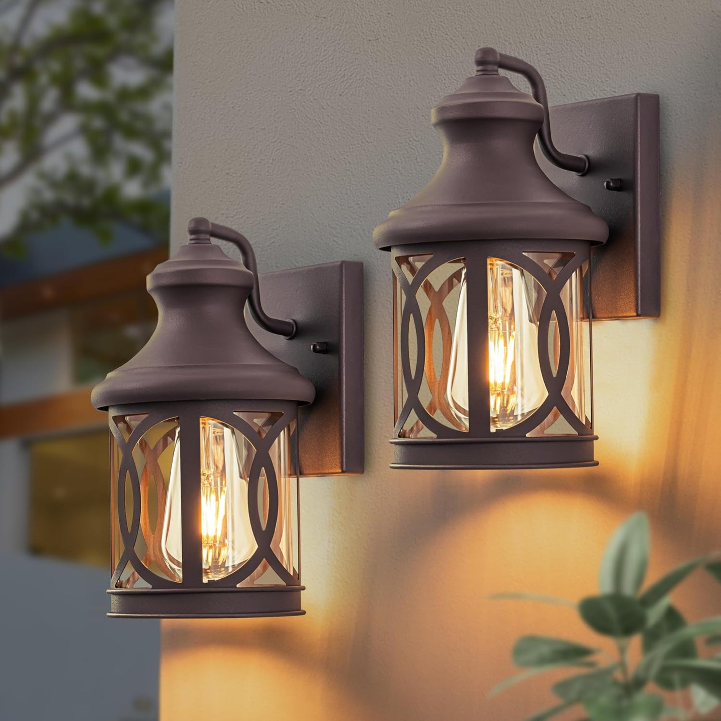2-Pack Porch Lights Outdoor for Modern Farmhouse Style Homes
