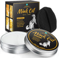 Premium Mink Oil: Softens Leather, Waterproof, Restore - 3.52oz