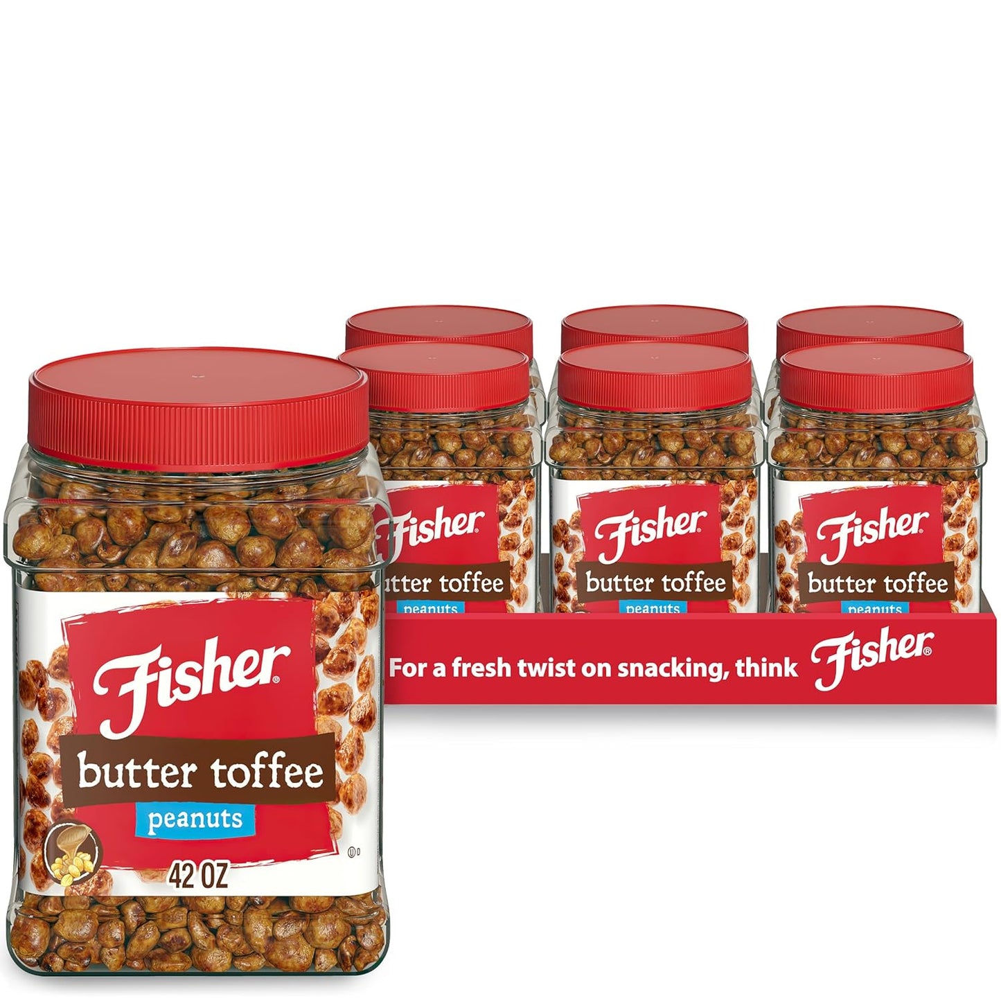 Fisher Snack Butter Toffee Peanuts - Delicious Crunchy Treats