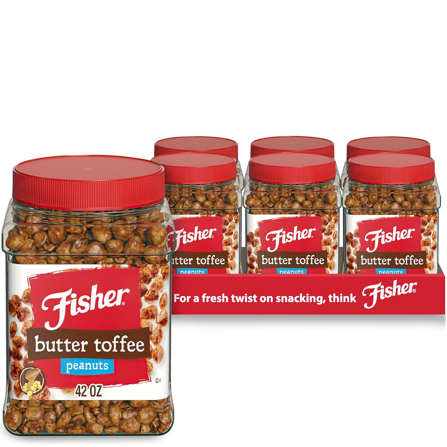 Fisher Snack Butter Toffee Peanuts - Delicious Crunchy Treats