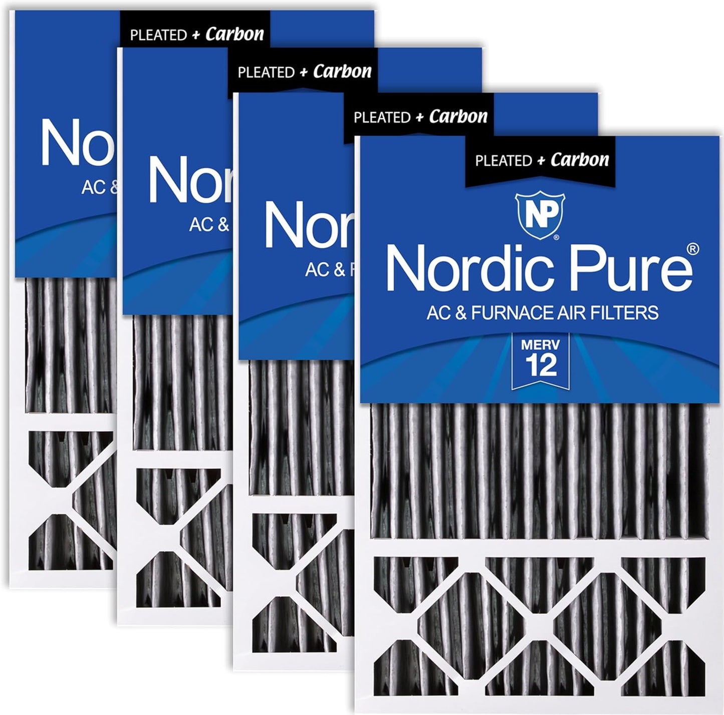 Nordic Pure 16x25x5 Honeywell Replacement Air Filters MERV 12