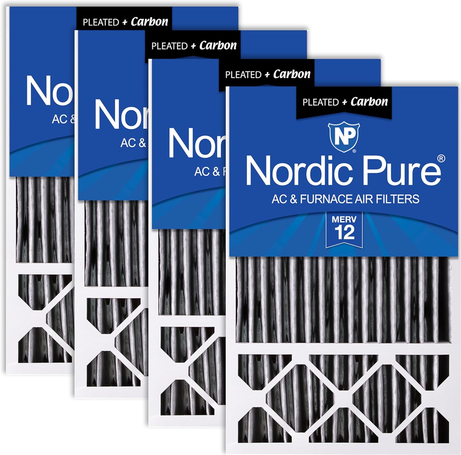 Nordic Pure 16x25x5 Honeywell Replacement Air Filters MERV 12