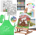 Falling in Art 52Pcs Acrylic Paint Set with Table Easel - AllInOne Kit