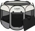 Love's cabin Pet Puppy Dog Playpen Medium - Portable Foldable Pet Tent
