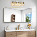 Gold Bathroom Mirror 24x48 inch for Modern Home Decor