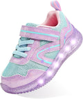 Light Up Sneakers for Toddlers Easy-On with Hook & Loop - Fun LED