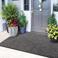 60in x 36in Grey Dirt Trapper Front Door Mat - Low Profile Welcome Rug