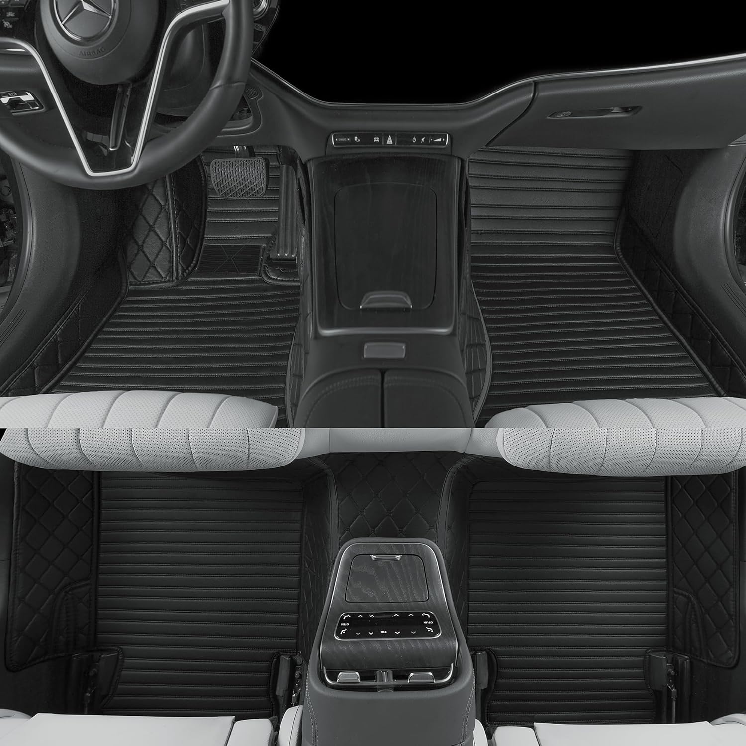 All-Weather Car Floor Mats for 99% Vehicle Models - Custom Fit
