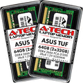 A-Tech 64GB DDR4 2666MHz SODIMM Kit for ASUS TUF FX505 - Memory