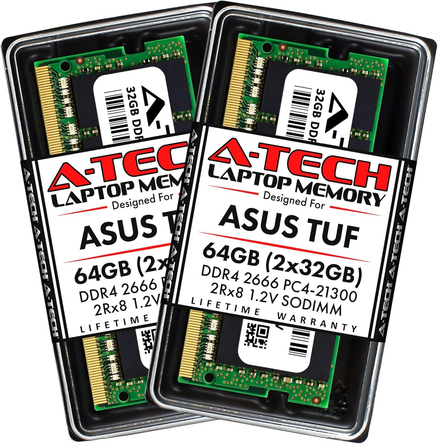 A-Tech 64GB DDR4 2666MHz RAM for ASUS TUF FX505 Laptops