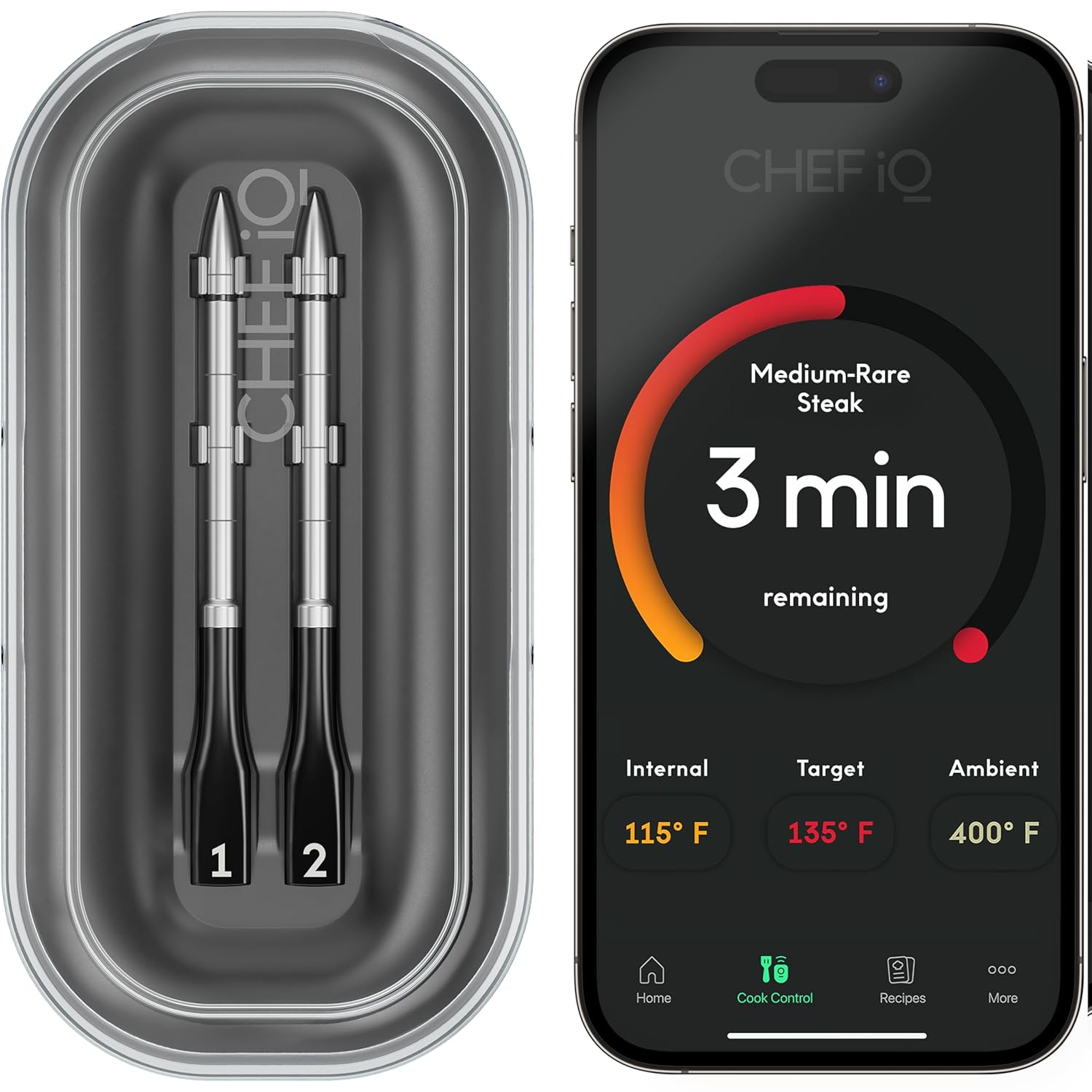 CHEF iQ Smart Meat Thermometer - Monitor BBQ Anywhere!