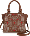 Wrangler Small Tote Purse Western Paisley Print - Stylish Everyday