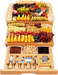 Extra Large 33.7x15.7 in Charcuterie Board Gift Set - Room for 8-12