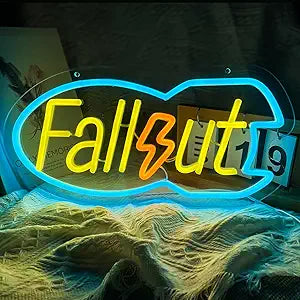 Fallouts Neon Sign for Wall Decor - Perfect Gaming Gift