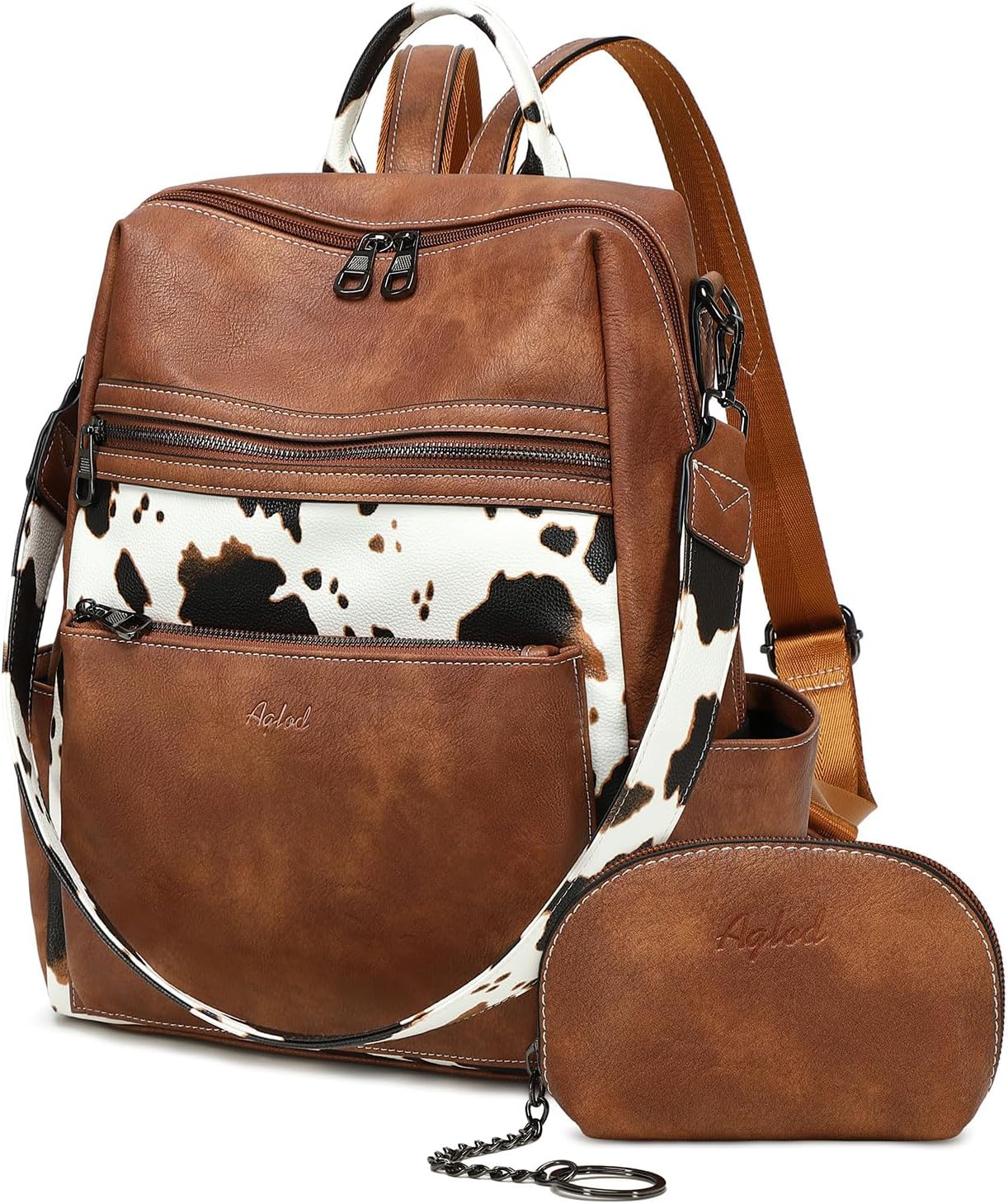 Stylish Leather Backpack Purse for Women - Versatile Daypack