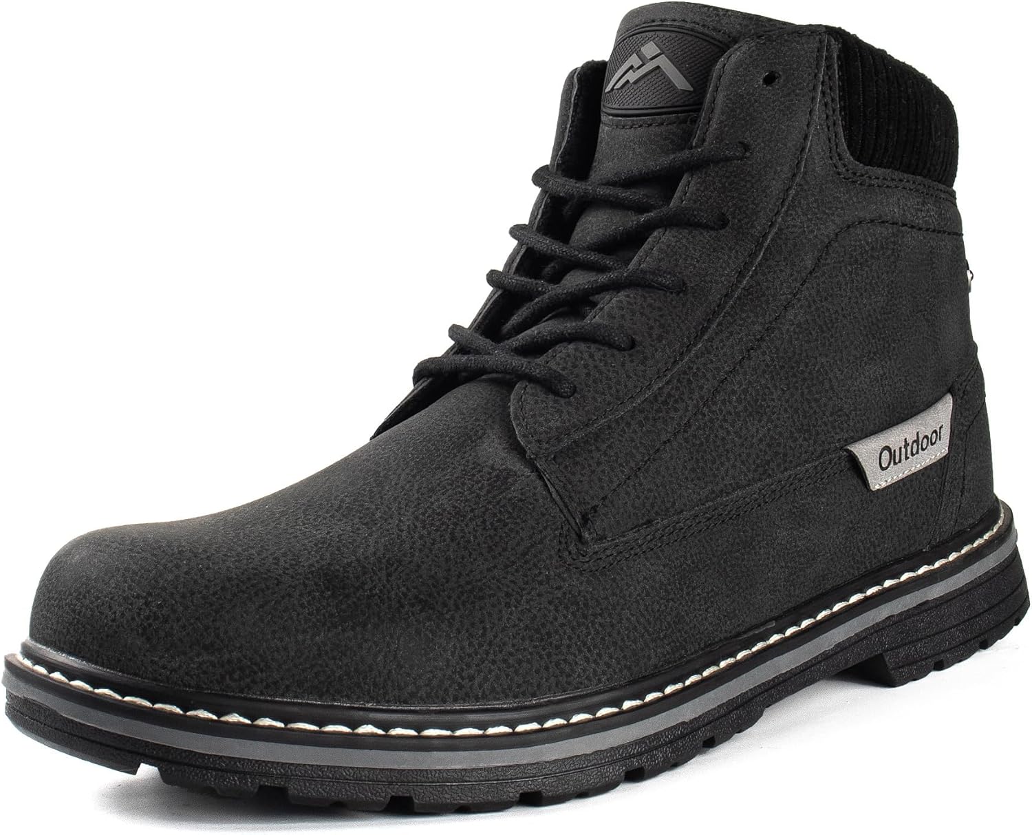CC-Los Men's Winter Snow Boots with Sherpa Fleece Lining