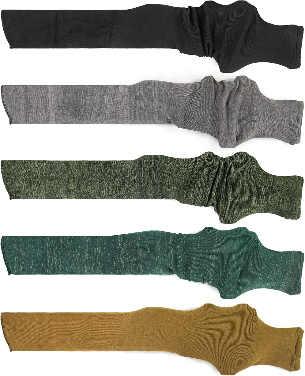 GUGULUZA Extra-Thick Gun Socks for Rifle with Scope, 5-Pack