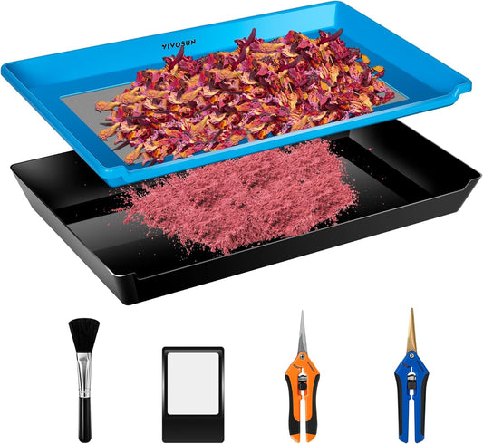 VIVOSUN Heavy Duty 2-in-1 Trimming Tray Set for Easy Use