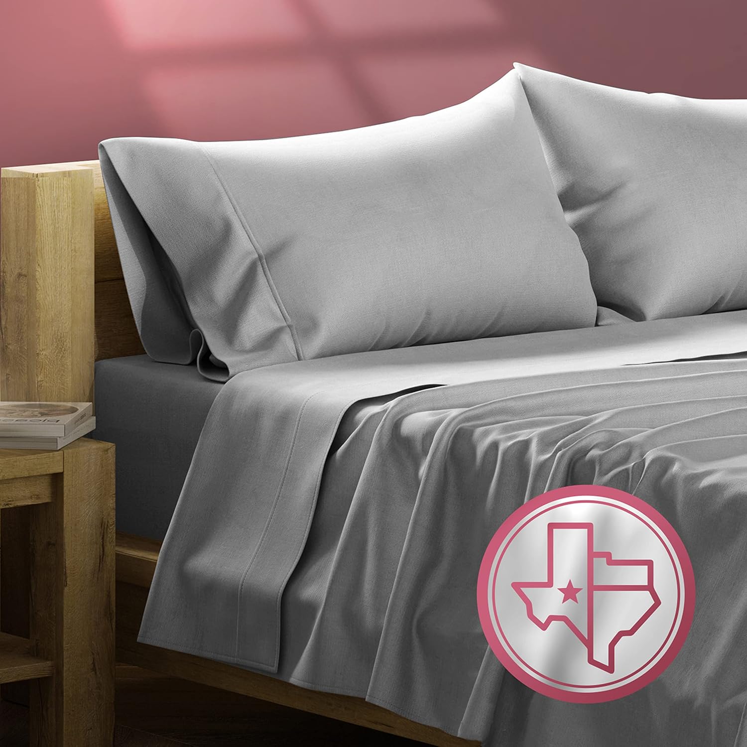 800 TC Egyptian Cotton Sheets King Size Set for Hot Sleepers