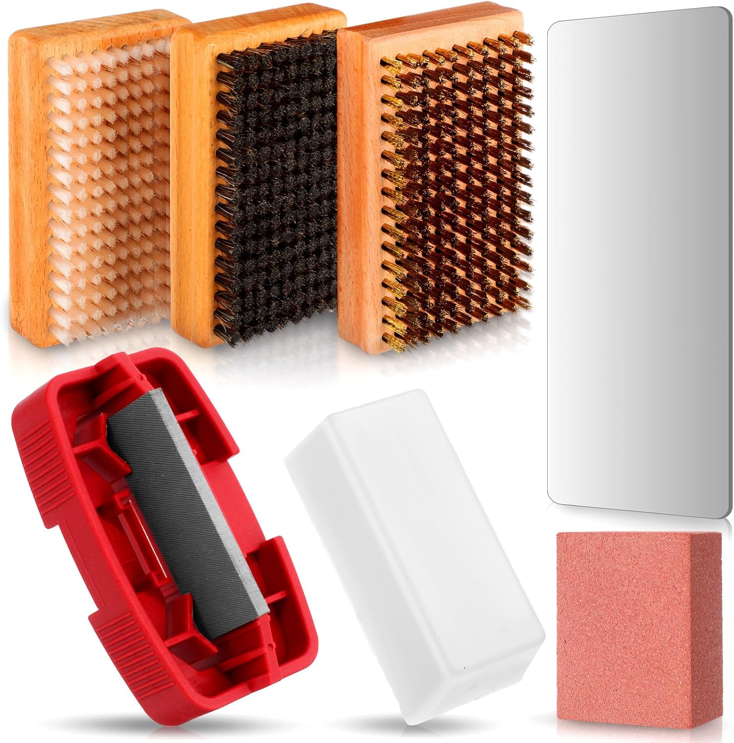 Complete Ski Snowboard Wax Brush Kit | Perfect Edge Tuning