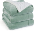 Bedsure Sherpa Fleece Blanket King Size 108x90 - Thick, Warm Comfort