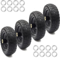 AR-PRO 10 in Replacement Wheels 4-Pack - Solid Flat-Free Tires
