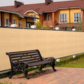 3 ft x 50 ft Beige Privacy Fence Screen - Heavy Duty 150 GSM