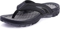 WHITIN Men's Flip Flops - Wide Arch Support Thong Sandals