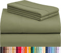 LuxClub 4 PC King Sheet Set - Breathable Luxury Cooling Sheets