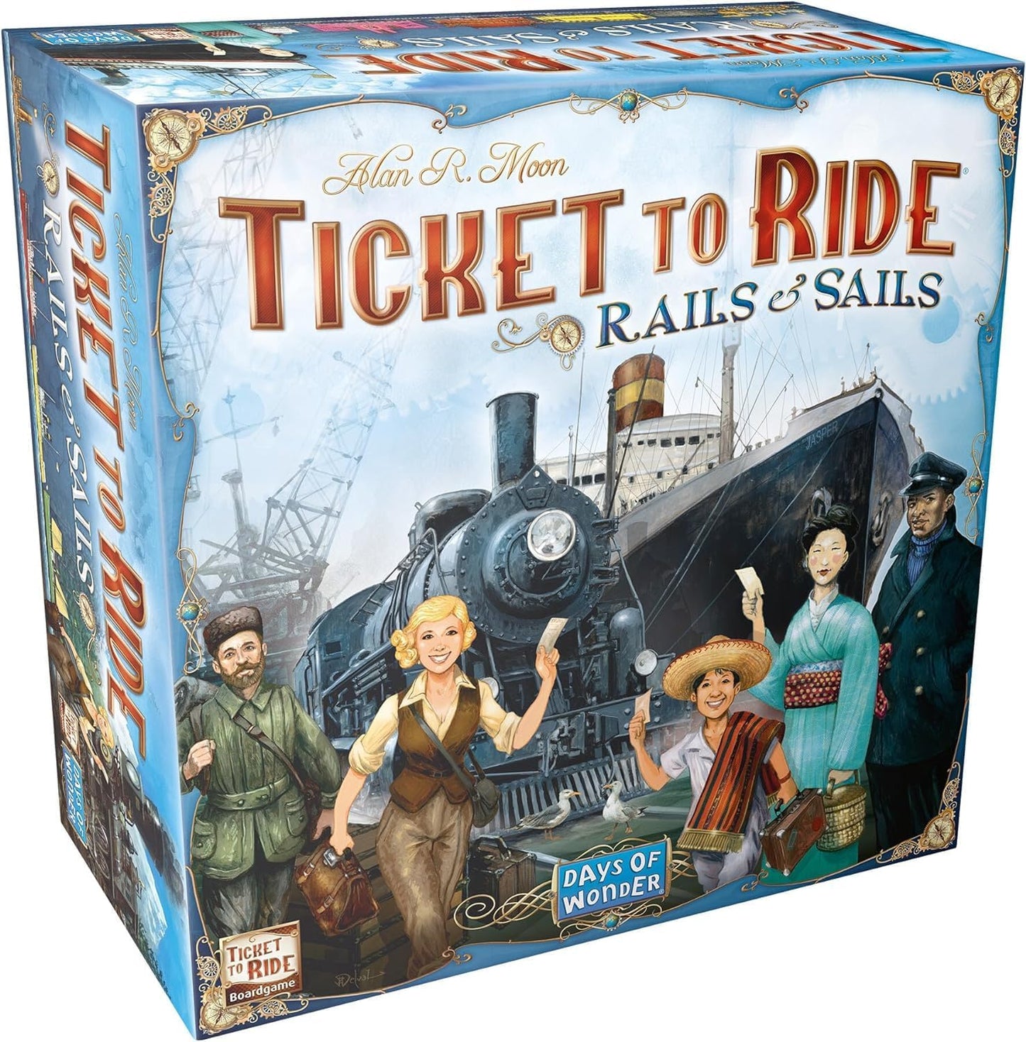Ticket to Ride Rails & Sails Board Game - A Global Adventure