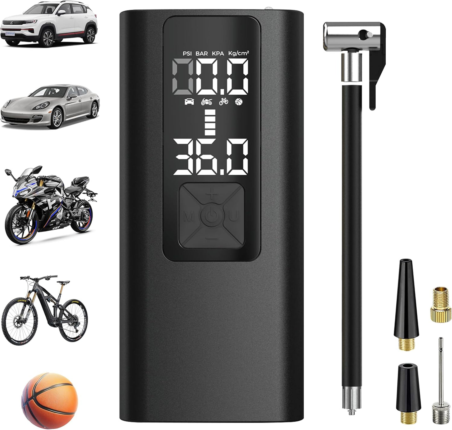 Fast Inflation Rechargeable Tire Pump