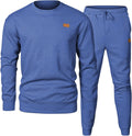 Stylish JMIERR Men's 2 Piece Knit Jacquard Tracksuit Outfit