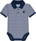 College Baby Striped Polo Bodysuit - Team Logo Baby Outfit