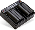 EN-EL15B 2 Pack Batteries with Dual USB Charger - Long Life Power