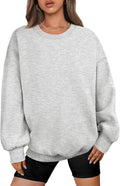 Oversized Sweatshirt for Women Crewneck Pullover - Cozy Fleece Fit