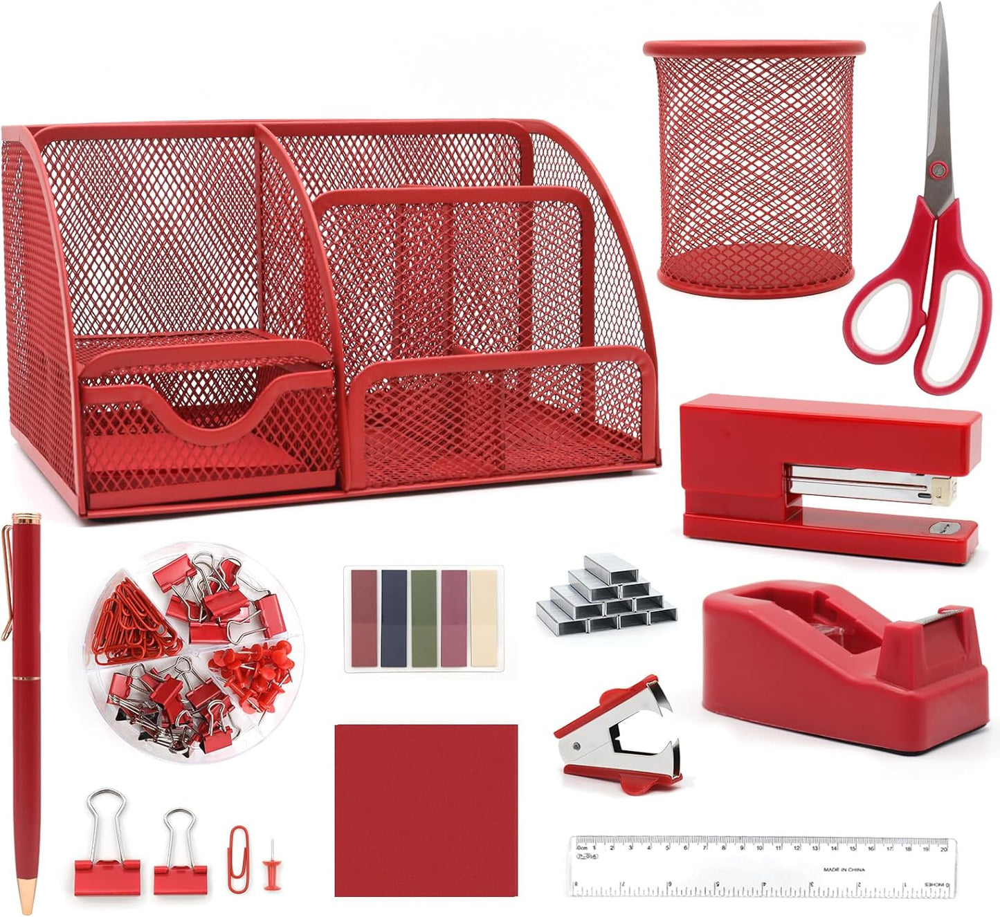 Efficient 12-in-1 Desk Organizer Set by Shellvcase