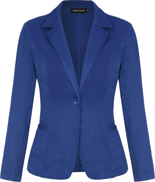 MINTLIMIT Women Long Sleeve Blazer for Casual and Work Wear