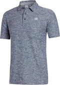 Men's Dry Fit Short-Sleeve Polo Shirt - Athletic Collared Tee