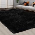 Fluffy 10x13 Plush Faux Fur Shag Rug - Extra Large Cloudlike Comfort