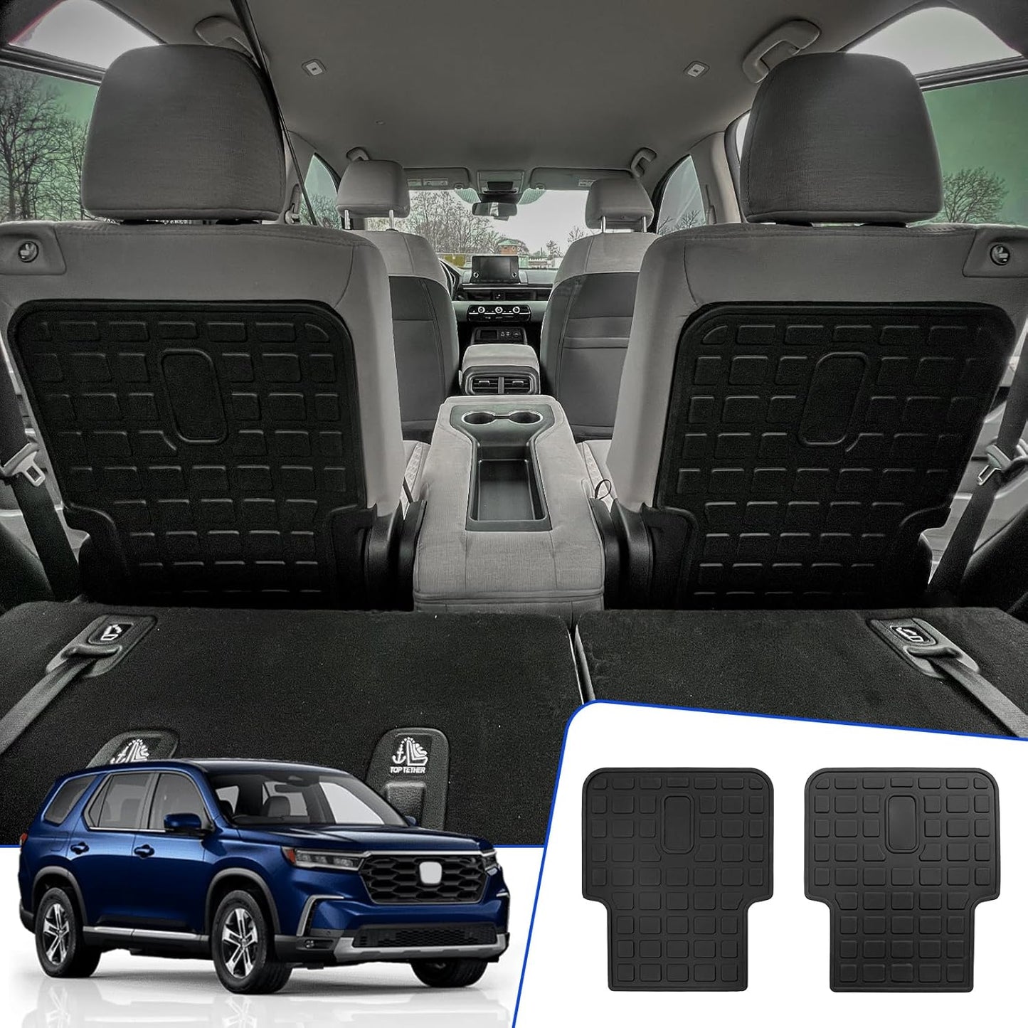 Rongtaod Back Seat Cover Protector for 2023 2024 2025 Honda Pilot