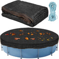 29 x 29 ft Leaf Net Pool Cover for 18-26 ft Round Above Ground Pools