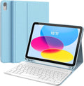 CHESONA Keyboard Case for iPad 11th/10th Gen with Detachable Design