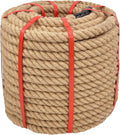 Natural Hemp Rope 1 in X 150 ft Twisted Manila Rope - Durable Outdoor