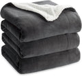 Bedsure GentleSoft Sherpa Fleece Queen Blanket - Thick, Reversible